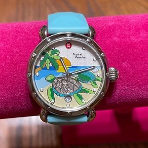 Michele Tropical Paradise Turtle Watch